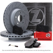 ZIMMERMANN Bremsscheiben Ø 360mm + Beläge Sensor für MERCEDES GLC 63 AMG hinten