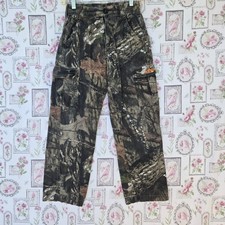 HABIT Youth L/G Camouflage Cargo Pants Hunting Outdoors Mossy Oak Style