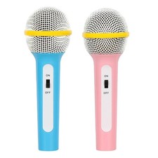 Microphone Pretend Toy Pretend Singing Interview Prop Gifts Versatile Sturdy for