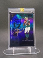Jalen Hurts 2020 Illusions Trophy Collection Sapphire Rookie On-Card Auto H088. rookie card picture