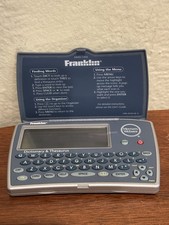 Franklin MWD-1450 Merriam-Webster Dictionary Thesaurus Organizer  Tested Works