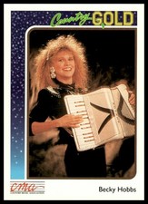 Becky Hobbs 1992 Sterling Country Gold #23 Music Trading Card CMA