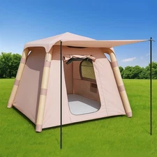4-post Camping Tent 3-4 people easy to set up inflatable tent Luxury camping 
