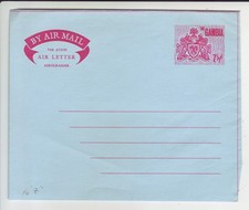 Gambia Aerogramme 7 1/2d