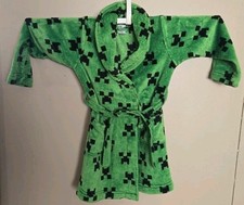Minecraft Boys Size 8 Green Robe Very Cute