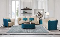 Designer Sofa Couch Polster Garnitur 5Tlg. Set Leder Garnituren Couchtisch Tisch
