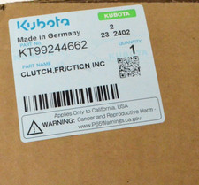 New, Kubota Kt99244662 Clutch, Friction Incl Overrun Hub - Fits 4328lt