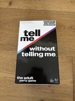 Tell Me Without Telling Me Hilarious Adult Party Game for Game Night Sealed