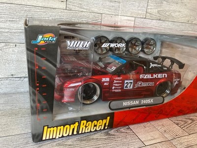Jada Toys Import Racer Nissan 240SX - 1:24 Scale Diecast - Red