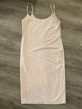 Forever 21 Womens Dress Size XL Tan Sleeveless Sun Dress Strappy Slip on Dress