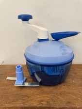 Quick Chef Tupperware - Hachoir Batteur Manuel - Bleu - Occasion