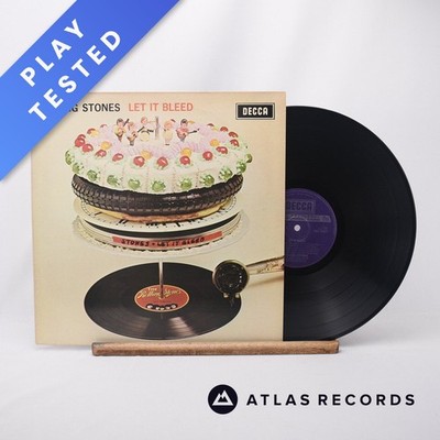 The Rolling Stones Let It Bleed Repress Stereo LP Album Vinyl Record - VG+/EX