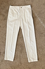 WOMEN  S SIZE 20 POLO RALPH LAUREN WHITE CHINO PANTS