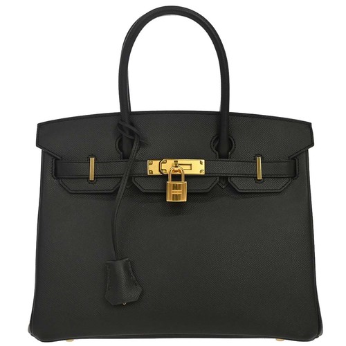 Hermes Black Epsom Birkin 30 Handbag TAS005NS 197809