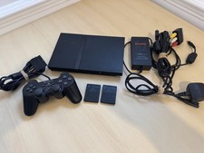 Sony PlayStation 2 Slim Slimline Console Official Contronller (PS2) Working