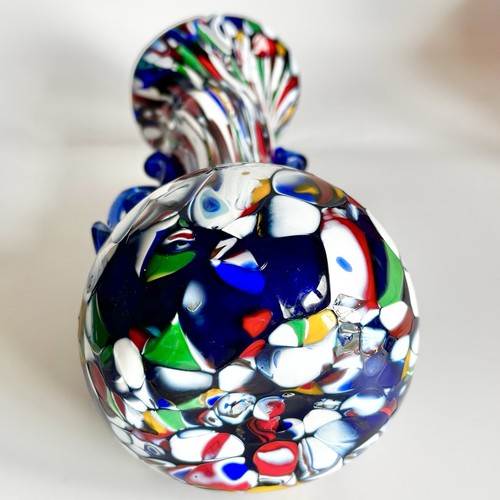 Italian Multicolour Murano Glass Vase - Picture 8 of 10