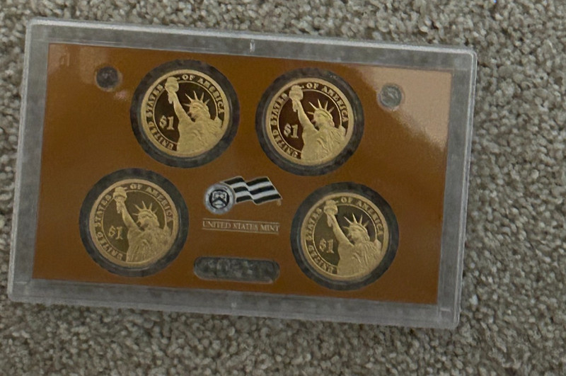U.S. Mint Presidential 1$ Dollar Coin Proof Set  iL17