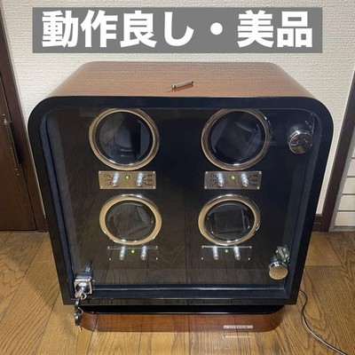 EURO PASSION Watch Winder 4 slots Automatic 42cm MDF Black Condition Good