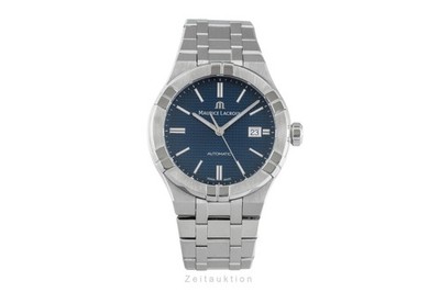 Maurice Lacroix Aikon Stahl Automatik Herrenuhr Ref. AI6008-SS002-430 B&P 2018