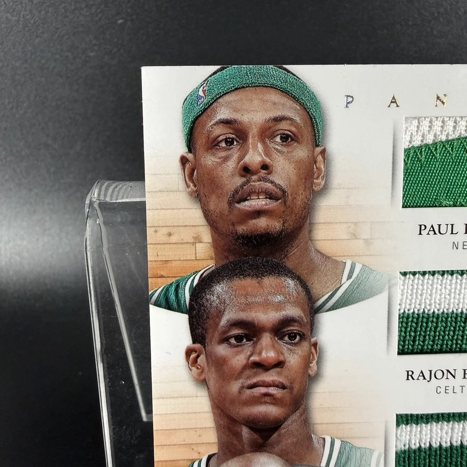 Paul Pierce Rajon Rondo Kevin Garnett 2012 Immaculate Triple Patch Prime /10 - Image 2 of 4