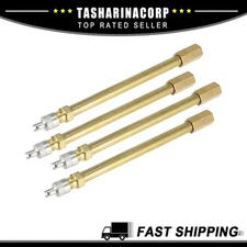 Universal Piece of 4 120mm Car Tire Valve Stem Air Inflation Extension Adaptor