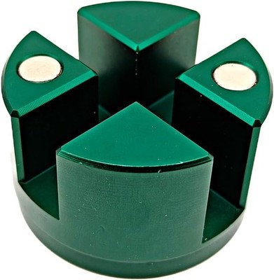 Pad Slotted Bracket Frame Guide Rail Protector Vehicle Universal  Color: green