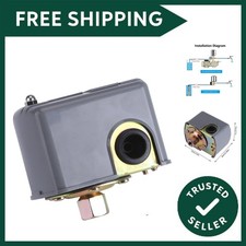 40-60 PSI Pressure Control Switch 110v-230v Adjustable Double Spring Pole for...