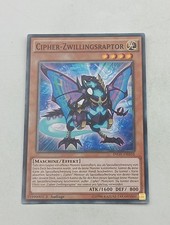 Yu-Gi-Oh Einzelkarte Cipher-Zwillingsraptor bespielt