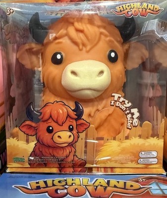 Rare Viral Highland Cow Squishy from 5Below *FAST SHIPPING*