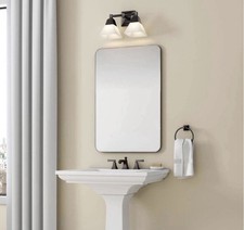 Kohler Memoirs 15in 2-Light Vanity Light,Oil Rubbed Bronze Finish,120V 23687-BZL
