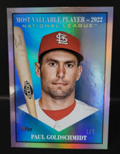 Topps NL 2022 MVP Paul Goldschmidt of the St. Louis Cardinals 1/1