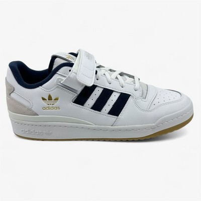 Adidas Forum Low White Navy Gum Mens Athletic Sneaker