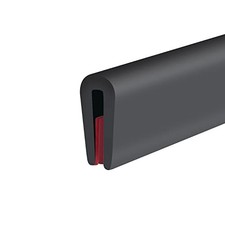 Rubber Edge Trim, Self-Adhesive Rubber Edge Trim, Edge Fit 1/16"- L10