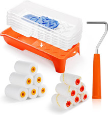 Paint Roller, 2 Inch Small Paint Roller Kit with High-Density Foam Paint Roller,