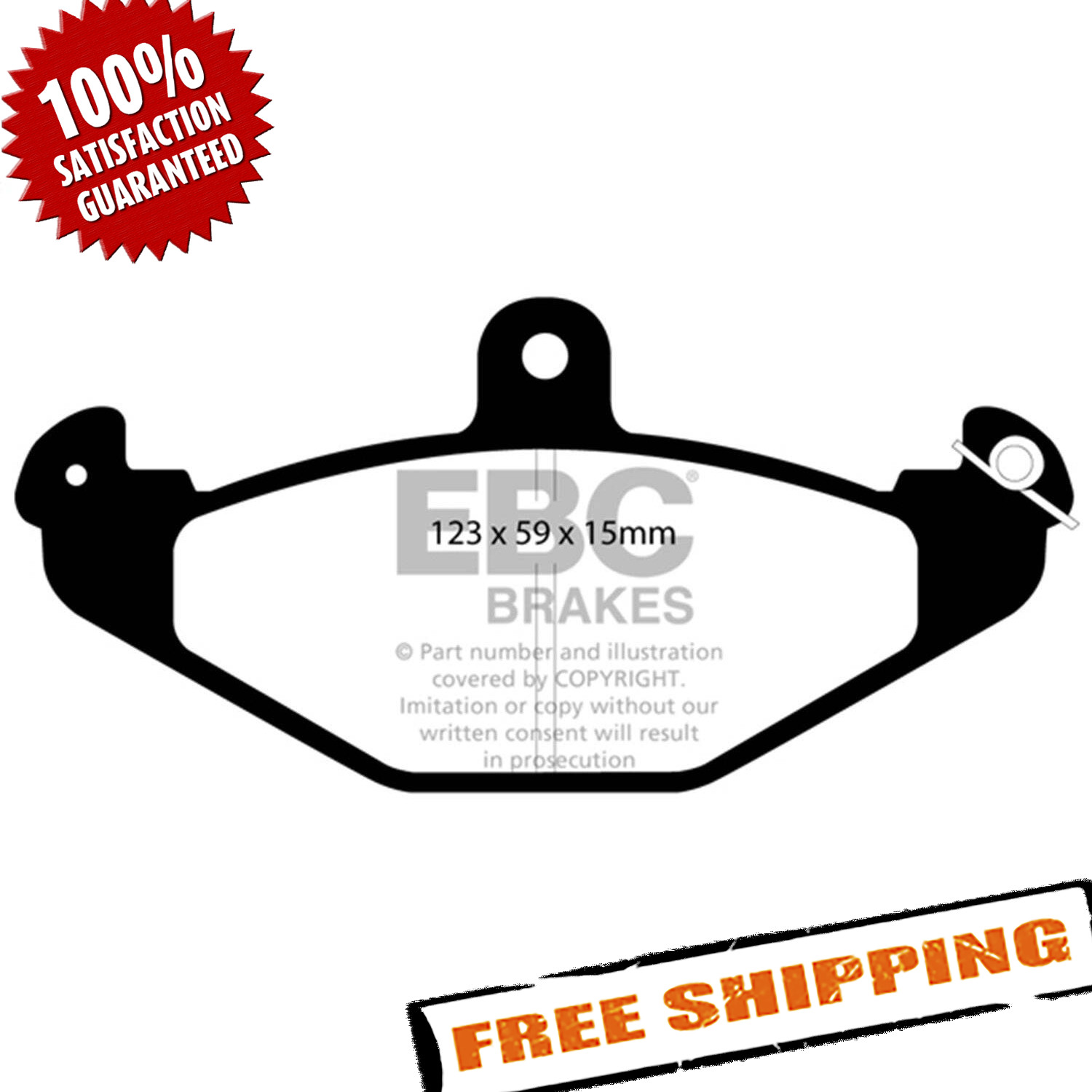 EBC DP4885R Yellowstuff Rear Brake Pads for 1994-2004 Lotus Esprit
