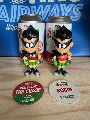 Funko Vinyl Soda Teen Titans Go! Robin Chase Bundle Set