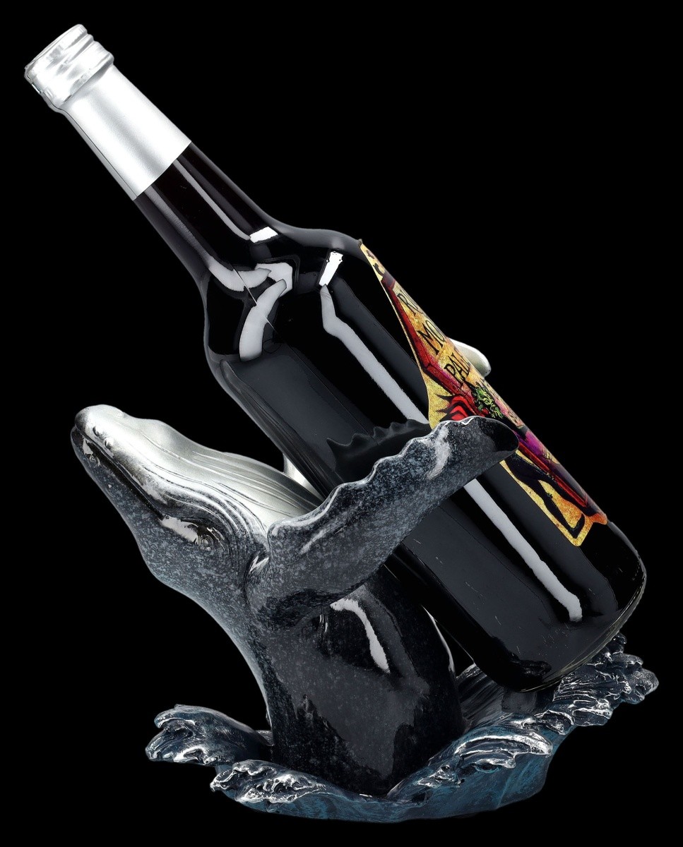 Bottle - Humpback Whale - Maritime Decor Wine Stand Table Decoration Sea Animal