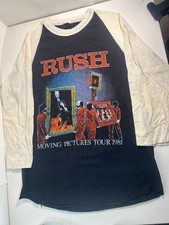 Vintage Authentic Rush Moving Pictures Tour 1981