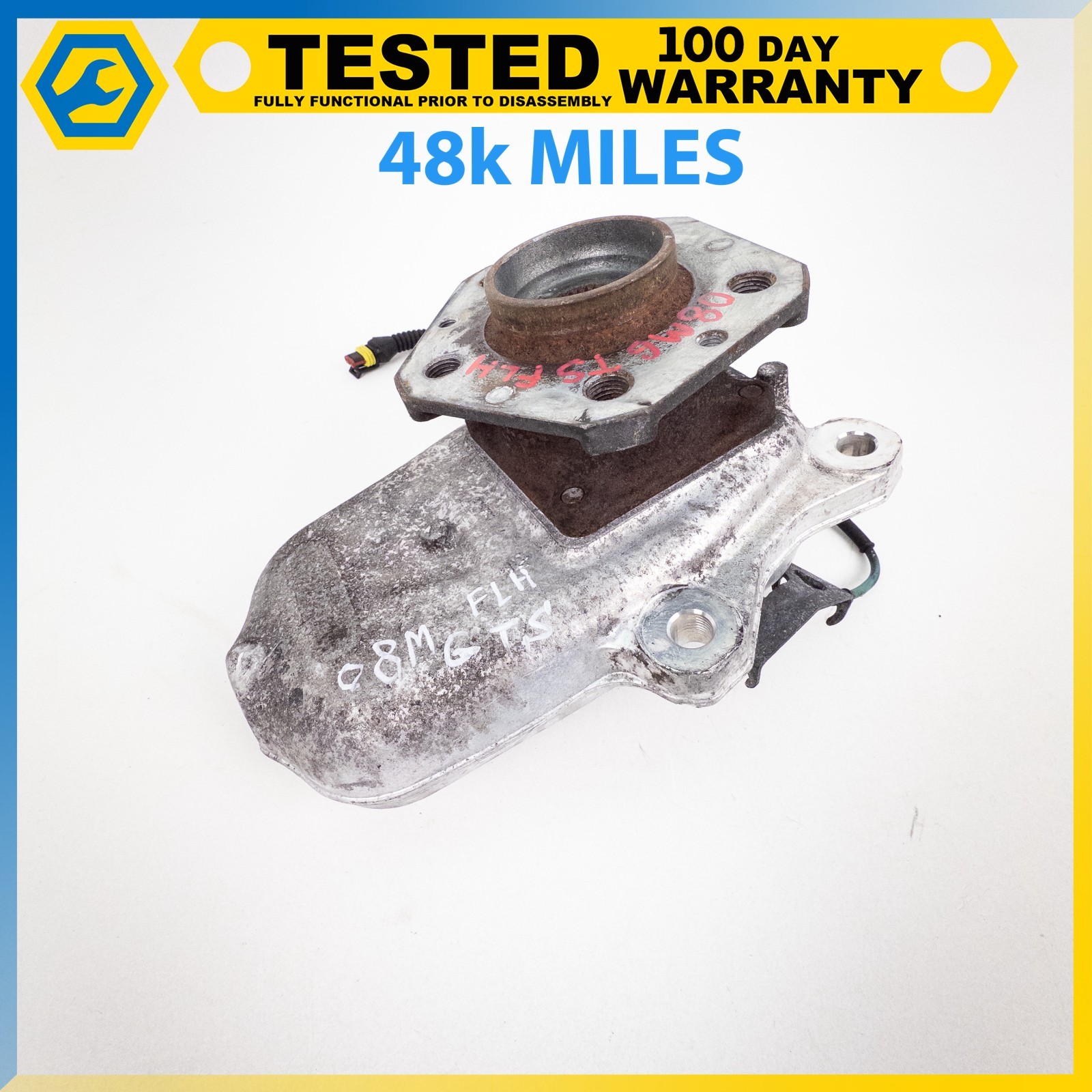 03-19 MASERATI GRANTURISMO FRONT LEFT SUSPENSION SPINDLE KNUCKLE HUB OEM