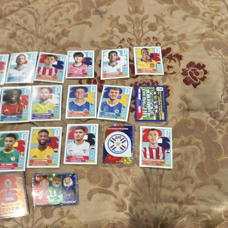 Panini FIFA World Cup 2026 Soccer Sticker Card Lot 15 Weah Brandt Mitrovic
