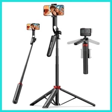 72" Phone Tripod and Selfie Stick, Cell Phone Tripod Stand with Wireless Remo...