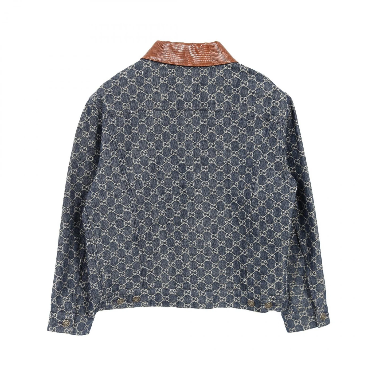 Gucci giacca denim cotone navy 671776 r4_0714