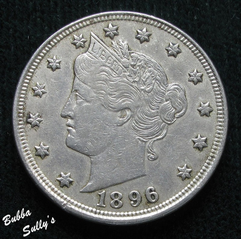 1896 Liberty Head 'V' Nickel EXTREMELY FINE