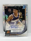 2025-26 Bowman Chrome Ryan Dunn Auto Sparkle Refractor 162/299 #BCA-RU Suns