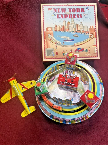 Schylling 20263 Collector Series New York Express Tin Toys Set Based in 1920