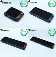 FreezeMod 120mm 240mm 360mm 480mm Copper Radiator G1/4 Thread Water Cooling Blk