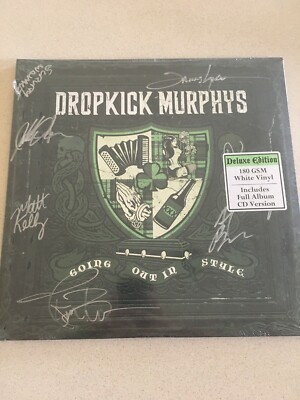 Dropkick Murphys - Going Out In Style Deluxe White Vinyl - Signed, Sealed w CD