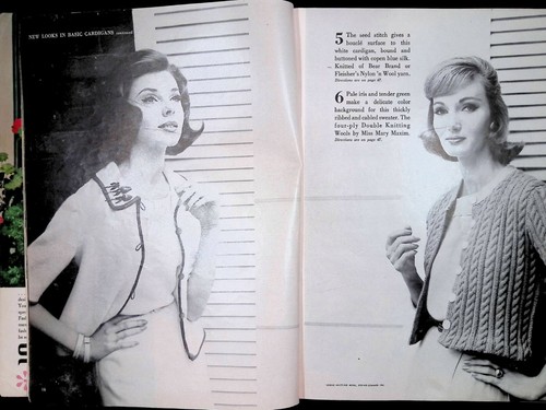 Vogue Strickbuch Magazin Frühjahr Sommer 1961 über 50 neue amerikanische Stricklooks - Bild 4 von 7