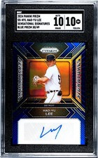 2024 Panini Prizm Hao-Yu Lee BLUE PRIZM /49 SGC 10 w/10 AUTO