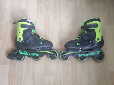 ROLLERBLADE + GRATIS K2 Protektoren Inliner Skates Microblade Gr. 36,5 - 40,5